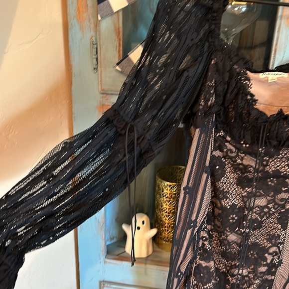 For Love & Lemons large Lacy black dress - Picture 7 of 15